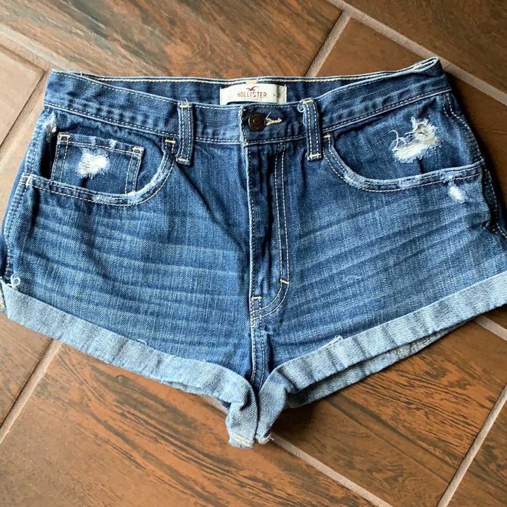 Hollister jean shorts
